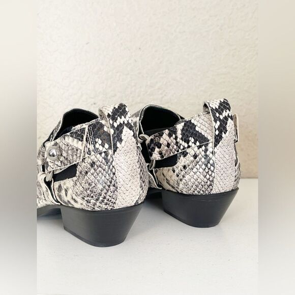 Rag & Bone Westin Harness pointy toe Boots in snakeskin leather. 40/10 New - Picture 14 of 16
